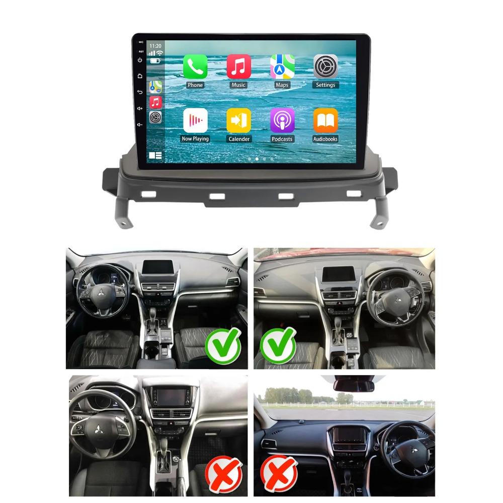 For MITSUBISHI Eclipse Cross 2017 - 2021 Android 13 Car Radio Stereo Audio GPS Player Carplay Auto Scree 4G WIFI