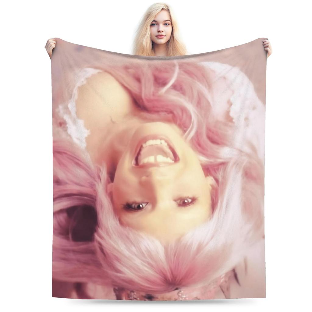 Melanies Martinezs Blankets Music Singer Plush Throw Blanket Bedding Couch Decoration Lightweight Bedspreads