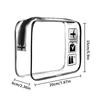 Transparent Waterproof Storage Bag 3pcs Travel Convenient Toileting Bag Minimalist Makeup Bag Pvc Transparent