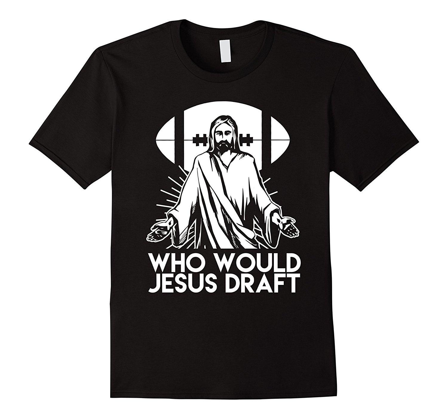 

Смішна унісекс-футболка Who Would Jesus Draft Sunday Fantasy Football XXXXL