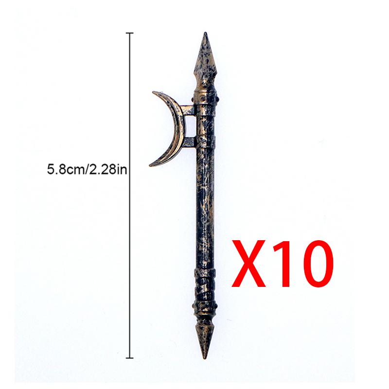 MOC Medieval Weapon Accessories for Building Blocks - Sword Shield Bow Axe Hammer Spear Gun Set