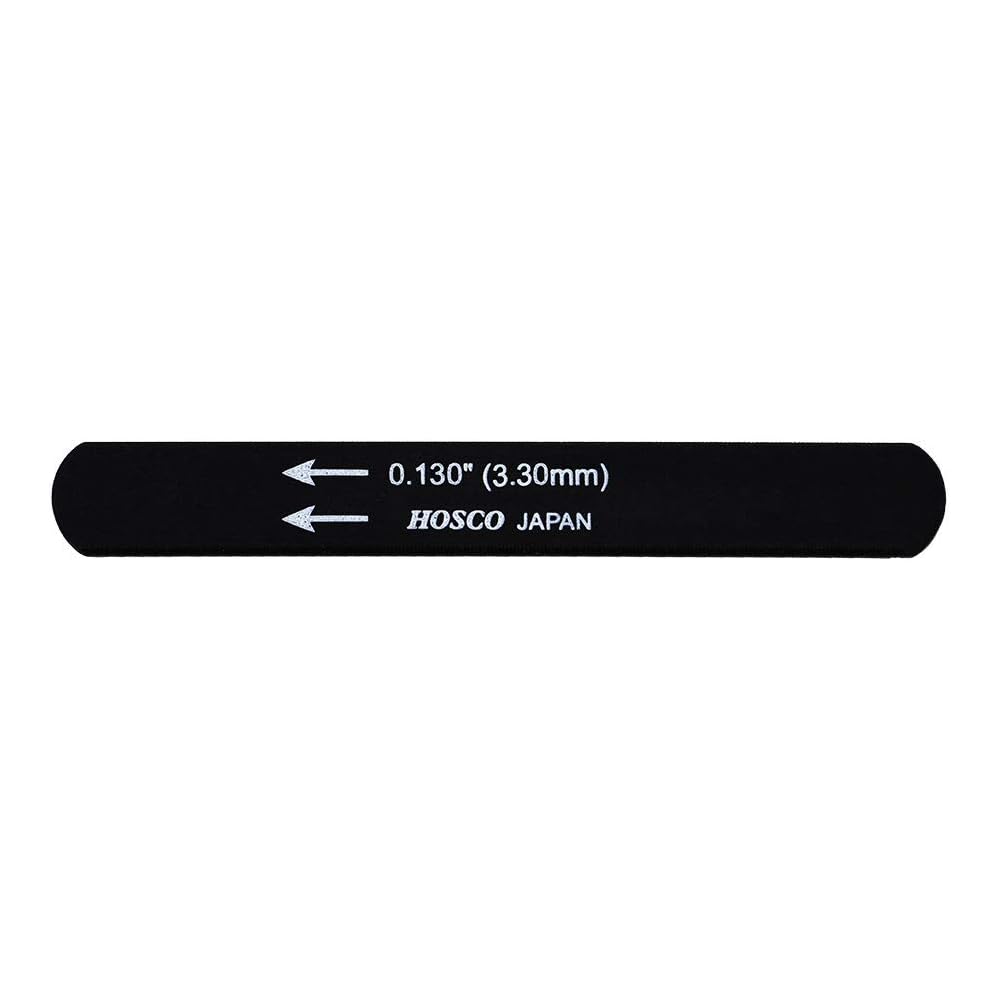 HOSCO Luthiers Tools Black Nut File 95mm Black Oxide Finish 0.130 Guitar Accessory
