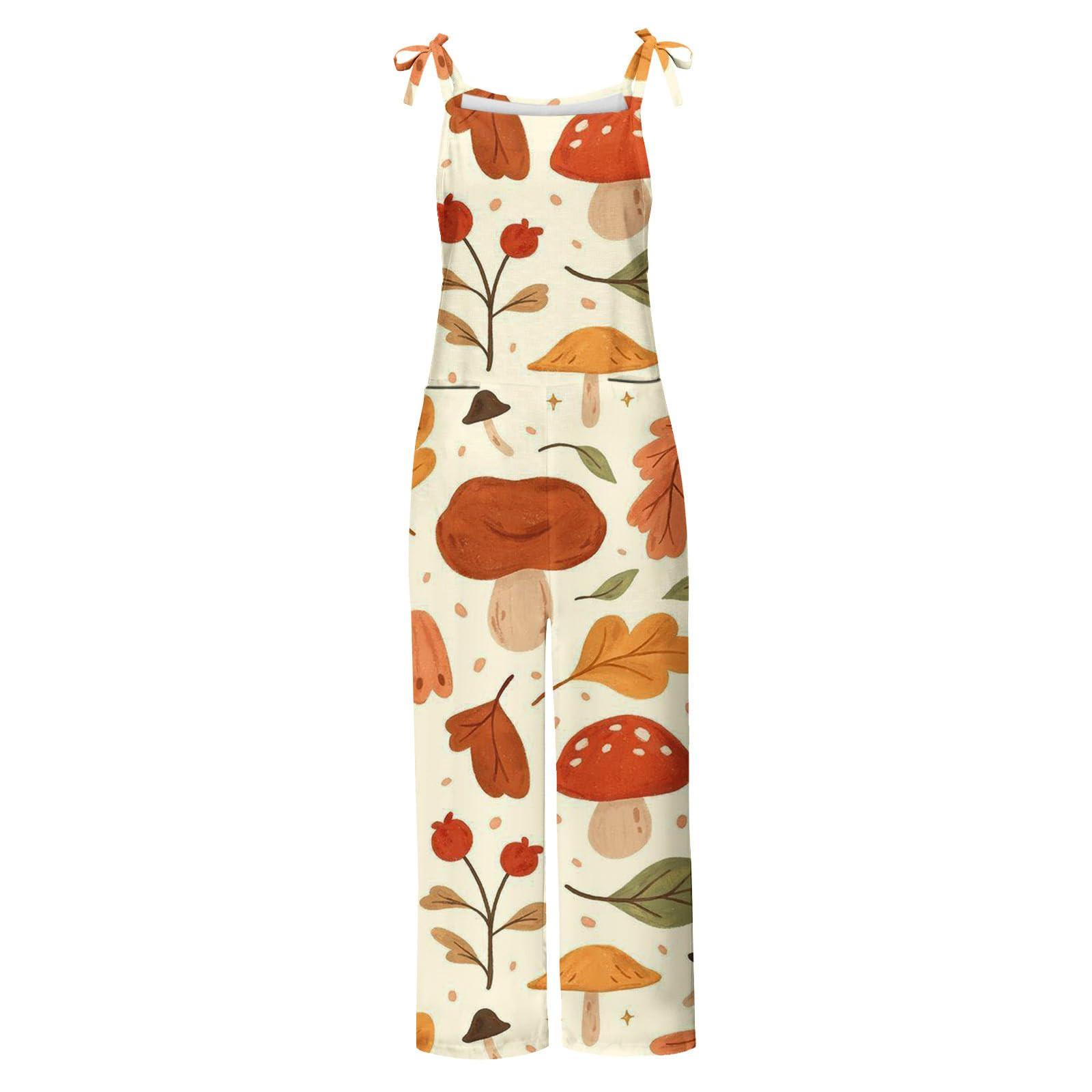 Женский модный милый маленький свежий винтажный повседневный комбинезон на бретельках — фото 4