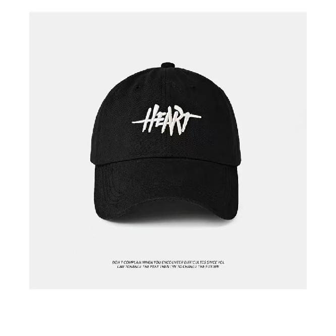 

3D Embroidered Large-Circumference Duckbill Cap for Women, Korean Style Baseball Cap for Men, Sun Protection Hat for Spring, Autumn, and Winter, M（54-60cm）Standard co