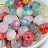 14x8mm Sparkle Resin Beads 10pcs Big Hole DIY Charms Halation Texture Earrings Bracelet Necklace Handicrafts for Jewelry Making