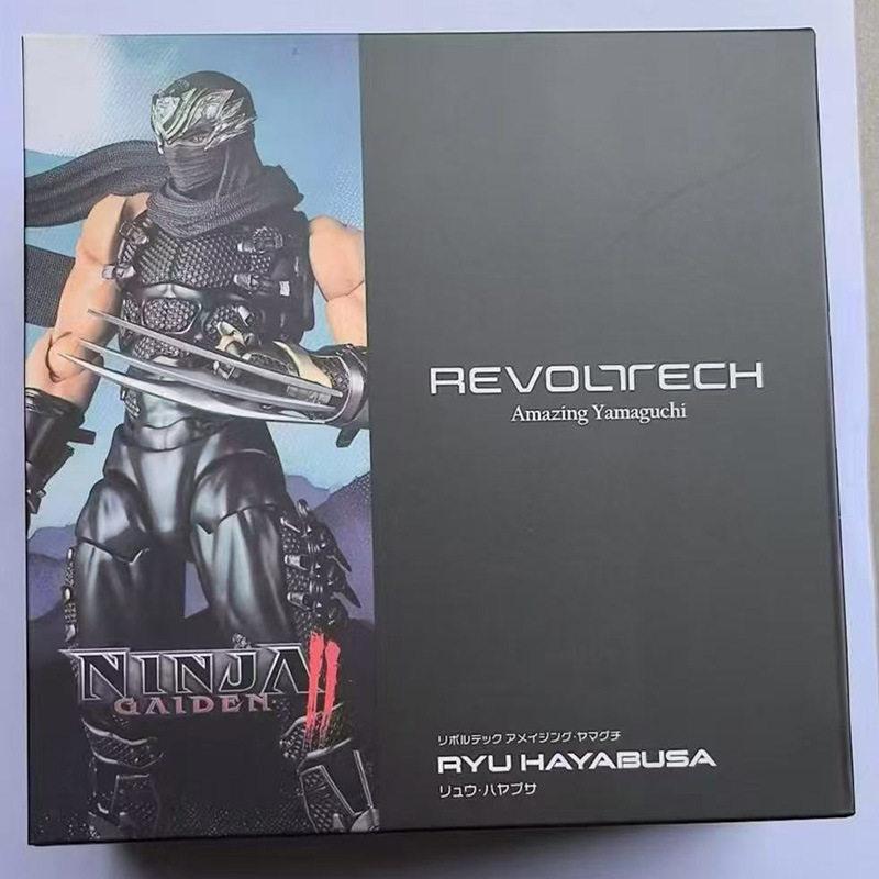 Revoltech Yamaguchi Ninja Gaiden Ryu Hayabusa 1/12 Scale Articulated Action Figure With Bonus Collectible Model For Game Fans