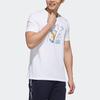 Adidas Neo Donald Duck Grafisk Rettskåret Kort Ermet Rundhals T-skjorte Unisex Topper Hvit GJ5642