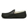 UGG Ascot Zweilagiges Rindsleder Low-Top Freizeitschuhe Herren Sneaker Schwarz 5379B-BLK