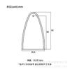 Electric Bass Guitar Bell-shaped Headstock Rod Cover Plate