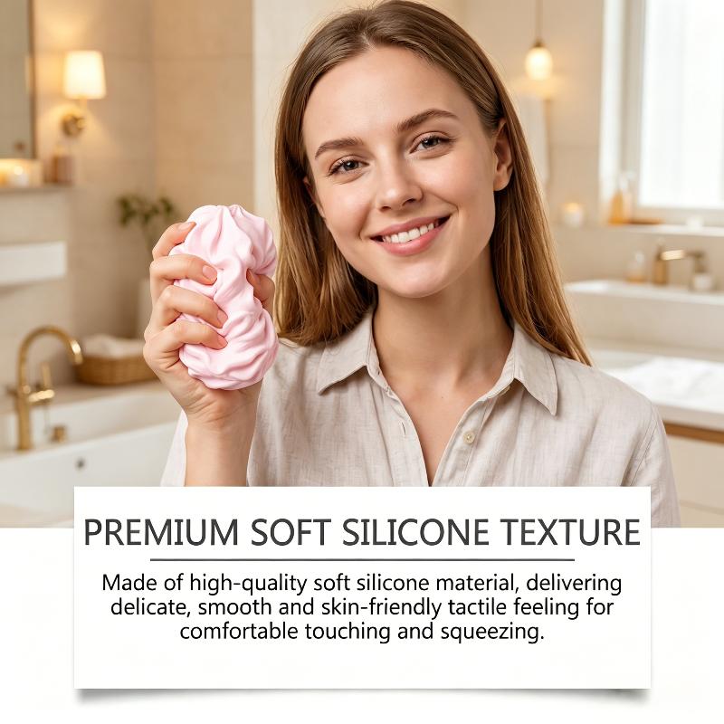 Stress Relief Sensory Toy Cute Smiling Face Cream Roll Slow Rebound Soft Squeeze Toy for Office Worker Desk Decoration
