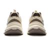 Li Ning Xingji Cushioning Abrasion Resistant Breathable Low Top Chunky Sneakers Men's Beige Brown AGCV353-3
