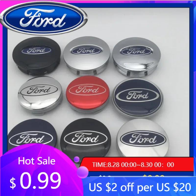 Nowe naklejki samochodowe 2026 4 szt. 3D do ford 54mm 63mm 66mm Emblemat samochodowy Nakładki na środek piasty koła Naklejka Odznaka naklejka Naklejka styling auto Acc