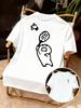 Summer Boys Girl Funny Badminton Print T Shirt Kid Baby Youth Unisex Unisex Tee Oversize Streetwear Casual Harajuku Comfortable