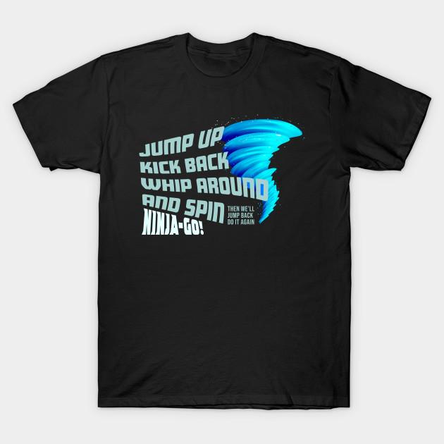 

Men Black Print T-shirt Ninjago Spinjitzu Blue Fan-Art No-Cut Transfer Paper Print Cotton Tshirt 3XL чёрный
