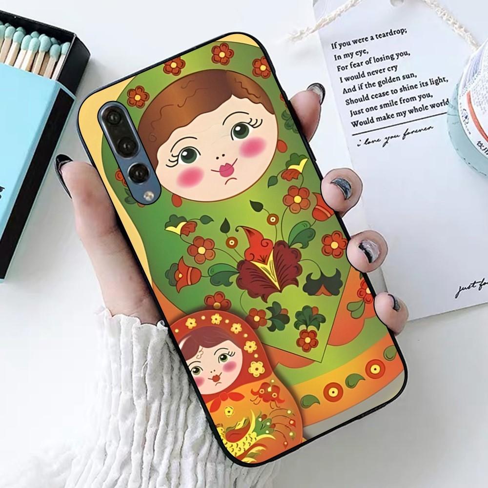 Russian Dolls Matryoshka Phone Case For Huawei P 8 9 10 20 30 40 50 Pro Lite Psmart Honor 10 Lite 70 Mate 20lite