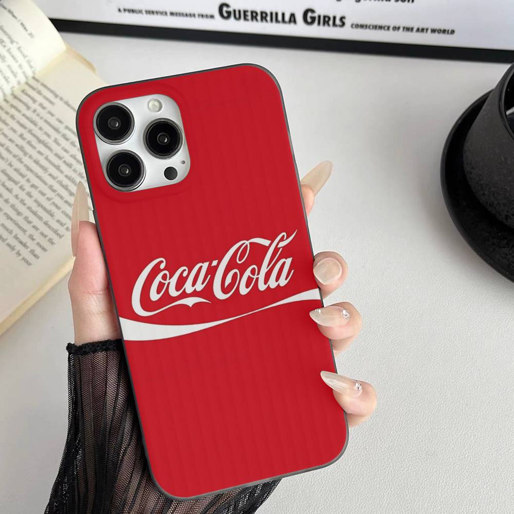 Coca-cola Vintage For IPhone 17 16 15 14 13 12 11 Pro Max Plus Pro Clear Phone Cover Non-Slip Shell