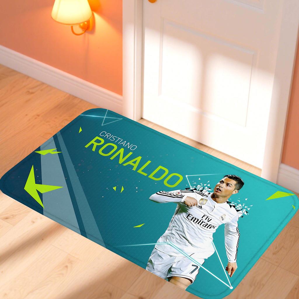 C-CristianoS R-Ronaldo CR7 Zerbino Tappeti da Cucina per Camera da Letto Tappetino per Porta d'Ingresso Tappetino Antiscivolo Decorazione della Stanza Tappeto Motocicletta Casa