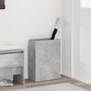 Umbrella Stand Concrete Grey 40 x 20 x 55.5 cm Wood Based Material