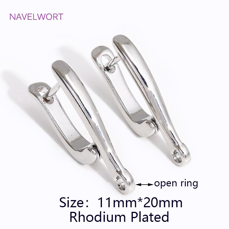 18K Gold Plated Shvenzy Earwires Fasteners,Brass Earring Fixtures,Earring Hooks Clasps Accessories,DIY Earring Making Supplies