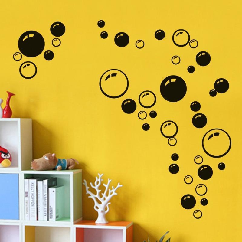 3Pcs/Pack Bubble Wall Sticker Removable Waterproofing Home Wall Sticker Kitchen Bathroom Wallpaper 3 Kinds Colors