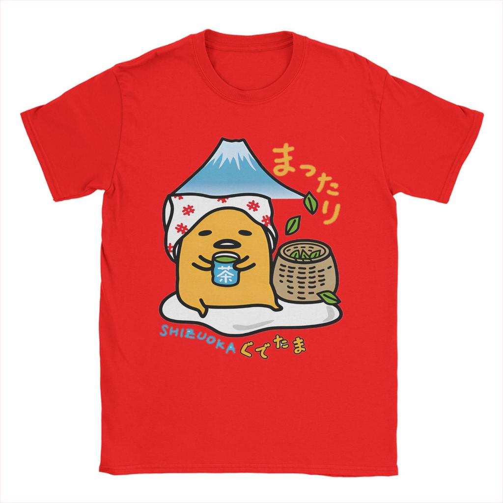T-shirt Streetwear Miniso Estate Gudetama Hip Hop T-shirt Cotone Giapponese T-shirt Donna Uomo Y2K Basiche Manica Corta T-shirt