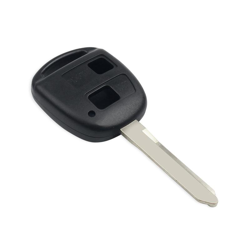 KEYYOU For Toyota Yaris Carina Corolla Avensis RAV4 Echo Camry Remote Key Shell Case Fob TOY47 Blade 2/3 Buttons With Rubber Pad