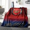 Arsenal F.C. Flanelldecke mit Aufdruck Hohe Qualität Warm Gemütlich Decke für Alle Jahreszeiten Perfekt für Geschenke Heimdekoration
