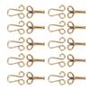 10 Pcs Fur Coat Hook Fasteners Sew for Over Coat Underwear