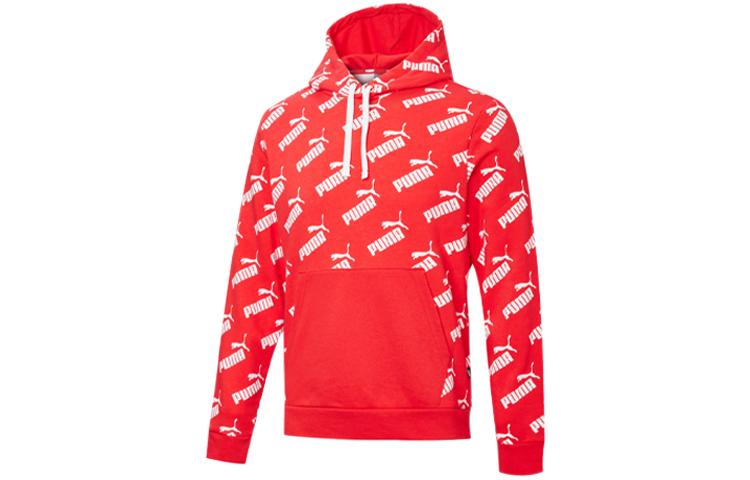 PUMA Sweatshirts Men s Bright Red Hooded Moderate Regular 582795-11 XXL