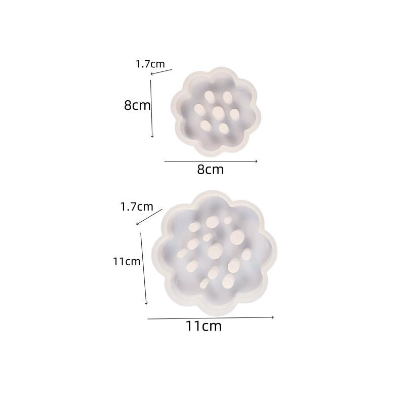 

WTEMPO Mold for Making Honeycomb Coal Flower Arrangements DIY Epoxy Resin Mold Gypsum Mold Cement Mold Flower Arrangement Supplies 2pcs білий