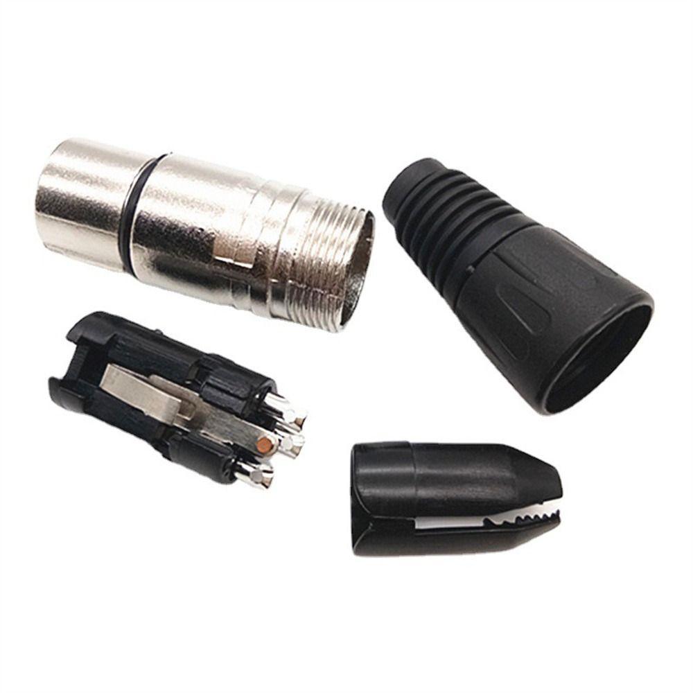 Plug Male Female MIC Cable Connector Microphone Connectors 3 Pin XLR Plug XLR Wire Connector
