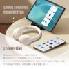 Meisei Shop Bluetooth Wired and MicroSD Card HiFi Sound Up to 23 Hours of Continuous Dual Device Compatible with and Khaki White 6.1 Over-Ear