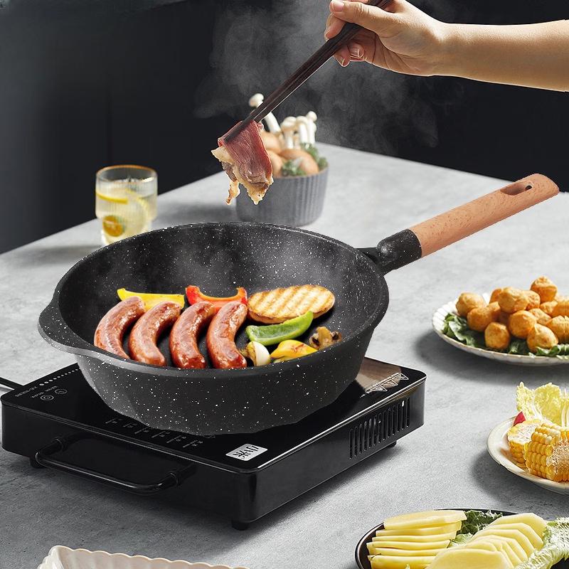 ZISIZ 28cm Antihaft-Wok