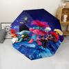 Trolls Theme Automatic Umbrella, Lightweight & Portable, 8 Rib, Perfect for Outdoor Travel, Birthdays, Christmas, Gifts.