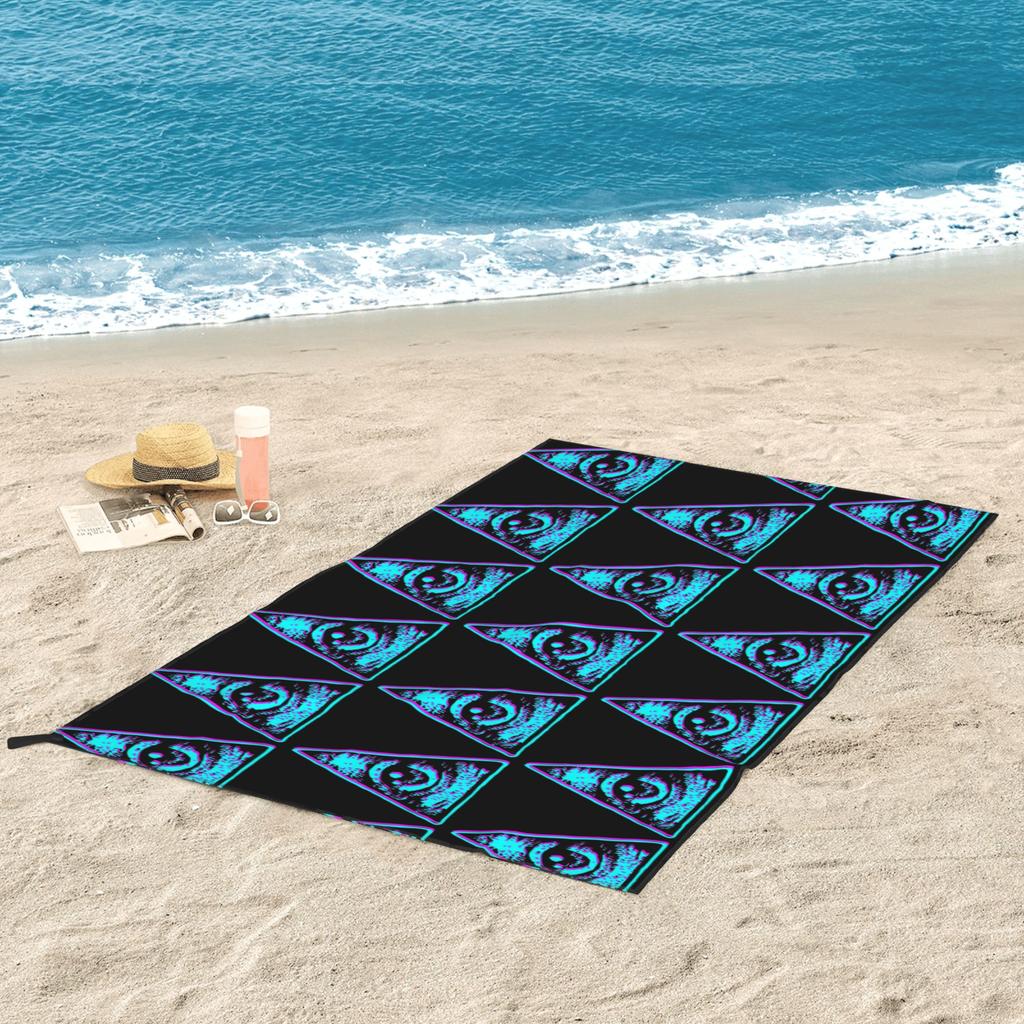 Eye Illuminati Beach Towel Soft Microfiber Quick Dry Absorbent Quick Towels For Bath