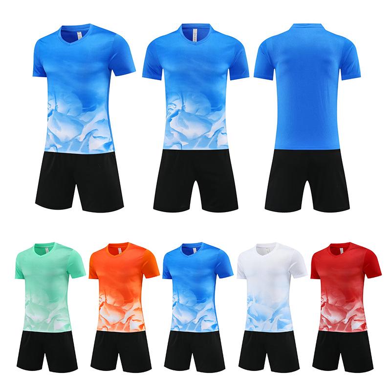 Breathable Football Team Jersey - Sports Training & Competition Set