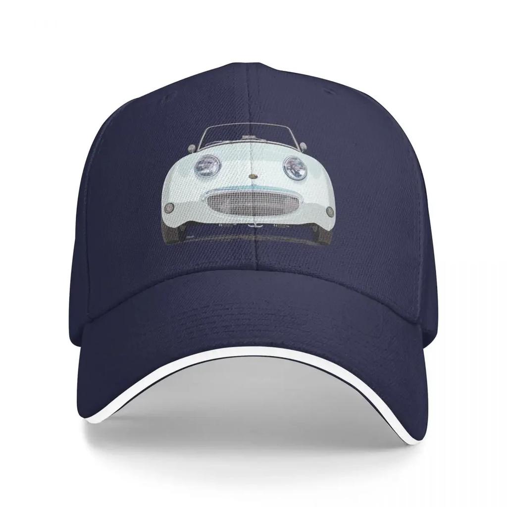 New White Frogeye/Bugeye Sprite, the Little 'Healey' with a Big Smile Baseball Cap Hat Unisex Luxury Hiking Hat Women Hats Unisex's