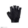 Daiwa Tournament Gloves, 5-Piece Cut, DG-1323T, BlackRed, Size M, Fishing