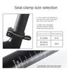 1pc Aluminium Bike Canoe Saddle Collar Bolt Wear-resistant Ultralight Quick Release Clamp  Seat Post