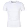 Men's Quick-Dry Mesh Sports T-Shirt - Short Sleeve, Round Neck, Solid Color