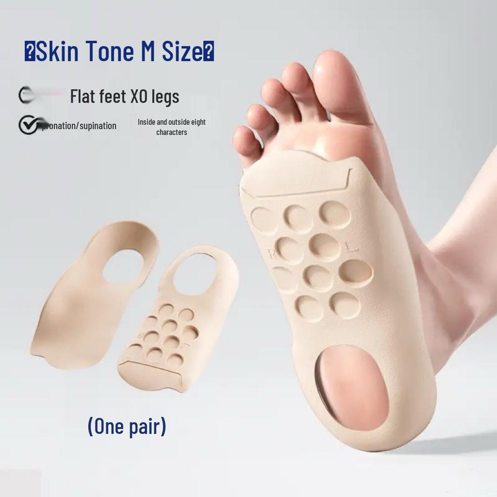 Arch Support Insoles for Flat Foot, Heel Pad, and XO Legs Correction