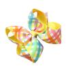 Easter Theme Bowknot Hair Barrette Bunny Egg Print Hair Clip for Kids Adults for Festival Parties and Gatherings