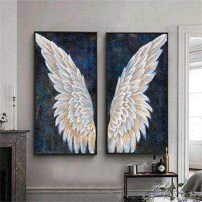 Fai da te pittura diamante astratto ali d'angelo trapano rotondo completo diamante ricamo punto croce decorazione della parete di casa artigianato regalo fatto a mano