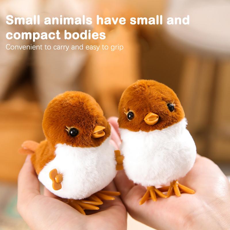 

Заводные игрушки с имитацией воробья, плюшевые игрушки в виде прыгающих птиц, пасхальный подарок, детская игрушка в подарок