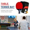 Table Tennis Racket 2 Rackets & 3 Balls Ping Pong Paddles Set Professional 2 Player Ping Pong Set for Beginners Training Game