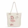 Ballet Print Thick Rope Single-shoulder Beach Bag 7246 CLE