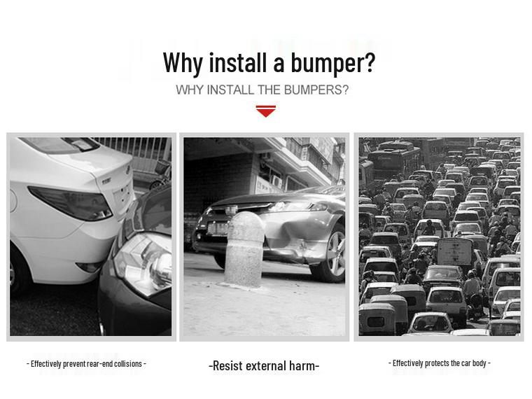 Kompatibel mit Toyota RAV4 Modellen von 2013-2015: Stoßstangen vorne und hinten.