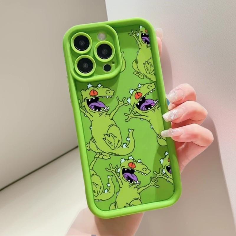 

Cartoon Dinosaur Phone Case Compatible with iPhone 17 Pro Max, 16, 15, 14, 13 - Japanese Korean Style, European American Design iPhone 11 Pro