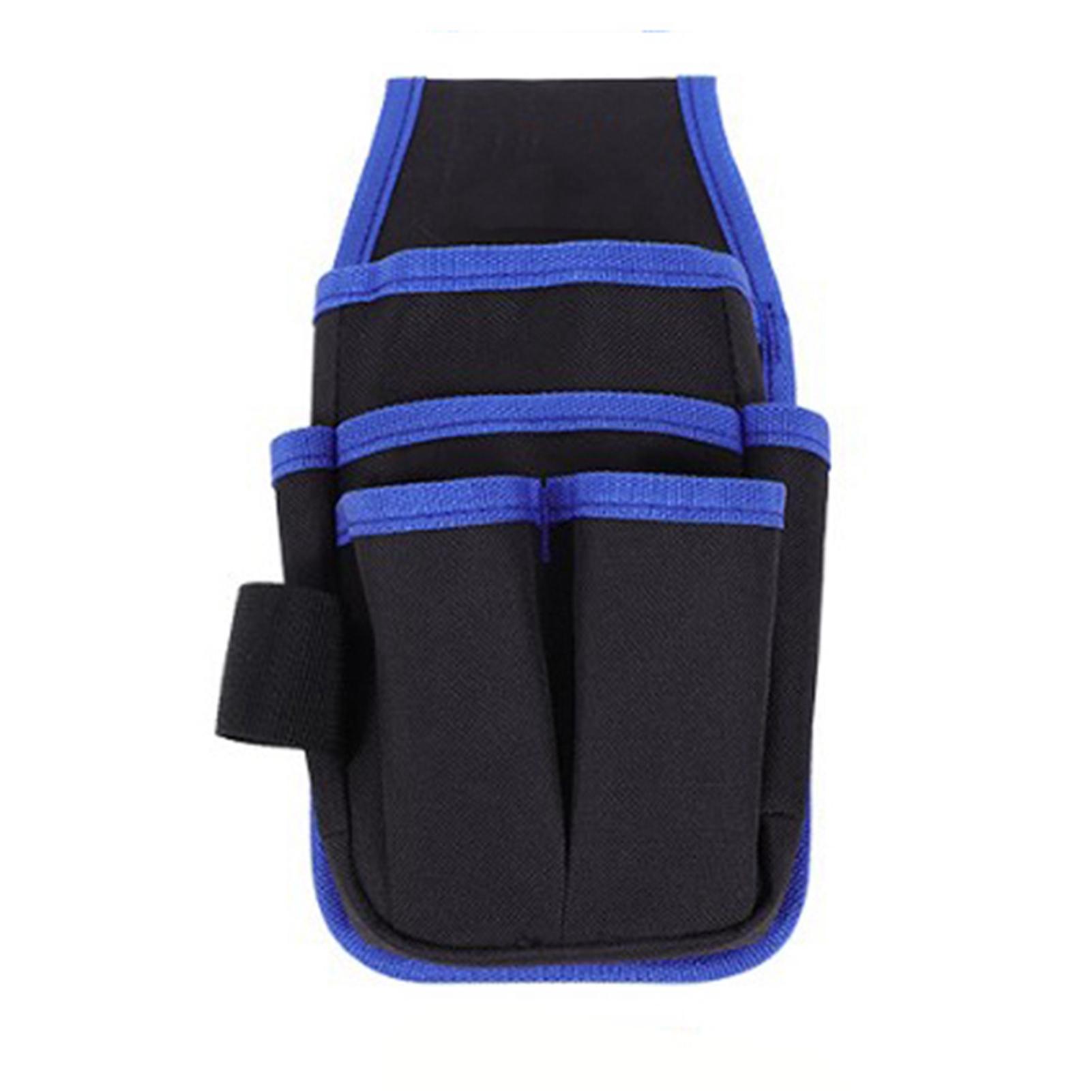 

Поясная сумка для хранения инструментов Многофункциональная Ткань Оксфорд Синяя Маленькая Сумка для Инструментов для Электрика