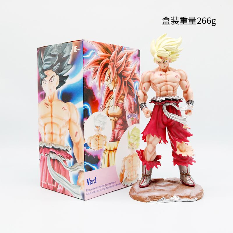 28cm Dragon Ball Z Figure Goku Anime Figures Super Saiyan Goku Gk Statue Gokou PVC Model Toys Doll Collectible Gifts